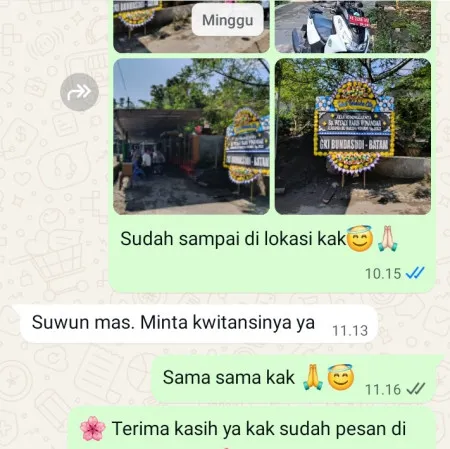 Pengiriman Papan Bunga Duka Kedaung